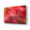 Macro Red Leaf Glass Wall Art by Insigneart USA