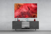 Macro Red Leaf Glass Wall Art by Insigneart USA