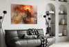 Crimson Apocalypse Glass Wall Art by Insigneart USA