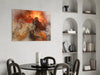 Crimson Apocalypse Glass Wall Art by Insigneart USA