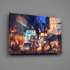 City Night Glass Wall Art by Insigneart USA