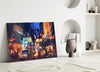 City Night Glass Wall Art by Insigneart USA
