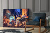 City Night Glass Wall Art by Insigneart USA