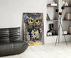 Owl Glass Wall Art by Insigneart USA