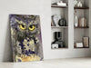 Owl Glass Wall Art by Insigneart USA