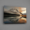 Lake and Mountain Landscape Glass Wall Art by Insigneart USA