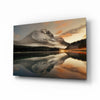 Lake and Mountain Landscape Glass Wall Art by Insigneart USA