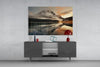 Lake and Mountain Landscape Glass Wall Art by Insigneart USA