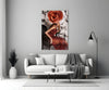 Flower Woman Glass Wall Art by Insigneart USA