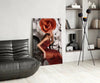 Flower Woman Glass Wall Art by Insigneart USA