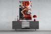 Flower Woman Glass Wall Art by Insigneart USA