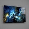 Cosmic Blue Glass Wall Art by Insigneart USA