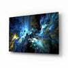 Cosmic Blue Glass Wall Art by Insigneart USA