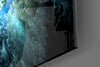 Cosmic Blue Glass Wall Art by Insigneart USA
