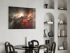 Red Chaos Glass Wall Art by Insigneart USA