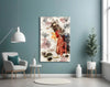 Tortoise Trainer Illustration Glass Wall Art by Insigneart USA