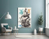 Ship Illustration Glass Wall Art by Insigneart USA
