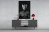 Darko Gray Glass Wall Art by Insigneart USA