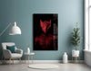 Darko Red Glass Wall Art by Insigneart USA