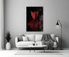 Darko Red Glass Wall Art by Insigneart USA