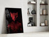 Darko Red Glass Wall Art by Insigneart USA