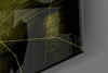 Darko Yellow Glass Wall Art by Insigneart USA