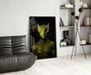 Darko Yellow Glass Wall Art by Insigneart USA
