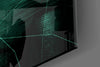 Darko Green Glass Wall Art by Insigneart USA