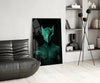 Darko Green Glass Wall Art by Insigneart USA