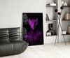 Darko Violet Glass Wall Art by Insigneart USA