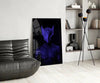 Darko Purple Glass Wall Art by Insigneart USA