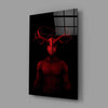 Donnie Red Glass Wall Art by Insigneart USA