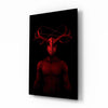 Donnie Red Glass Wall Art by Insigneart USA