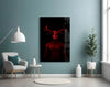 Donnie Red Glass Wall Art by Insigneart USA