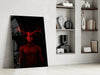 Donnie Red Glass Wall Art by Insigneart USA