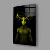 Donnie Yelow Glass Wall Art by Insigneart USA