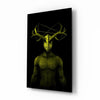 Donnie Yelow Glass Wall Art by Insigneart USA