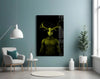 Donnie Yelow Glass Wall Art by Insigneart USA