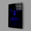 Donnie Blue Glass Wall Art by Insigneart USA