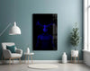 Donnie Blue Glass Wall Art by Insigneart USA