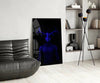 Donnie Blue Glass Wall Art by Insigneart USA