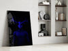 Donnie Blue Glass Wall Art by Insigneart USA