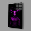 Donnie Purple Glass Wall Art by Insigneart USA