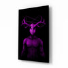 Donnie Purple Glass Wall Art by Insigneart USA