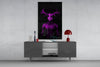 Donnie Purple Glass Wall Art by Insigneart USA
