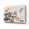 Poplar Palace Illustration Glass Wall Art by Insigneart USA