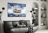 Steamer Glass Wall Art by Insigneart USA
