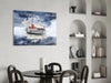 Steamer Glass Wall Art by Insigneart USA