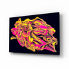 The Harmony of Yellow and Pink Glass Wall Art by Insigneart USA
