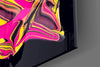 The Harmony of Yellow and Pink Glass Wall Art by Insigneart USA